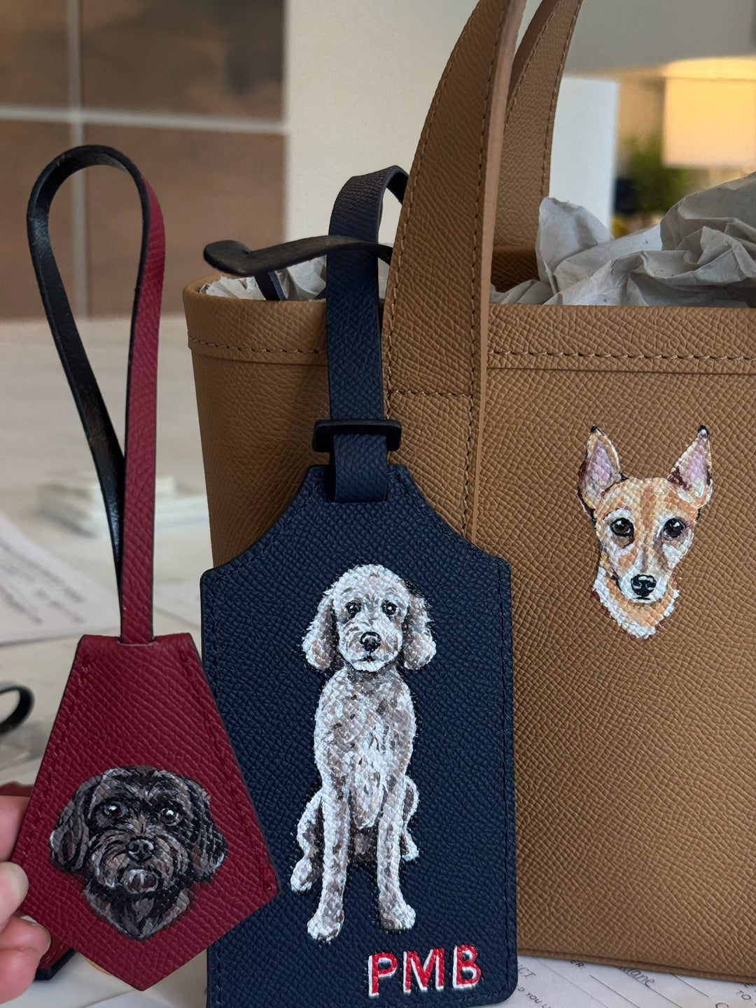 Leather Luggage Tag