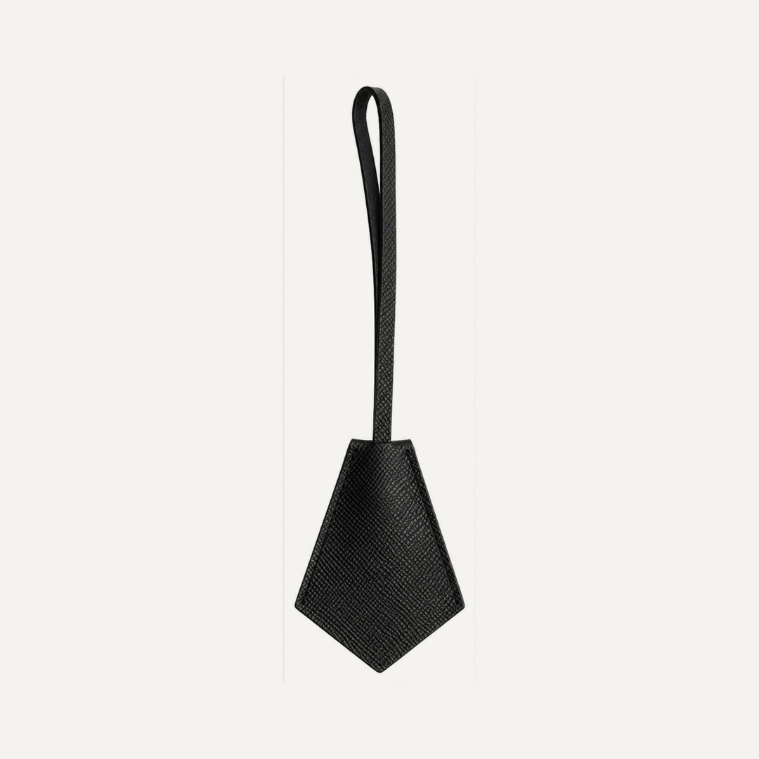 Leather key ring in Black Coffee — 15 Parker
