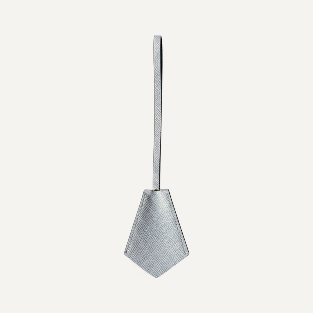 Leather key ring in Sky — 15 Parker