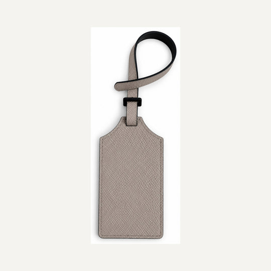Leather Luggage Tag in Trench